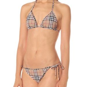 Burberry Swimsuit Bikini Set Authentic ☀️